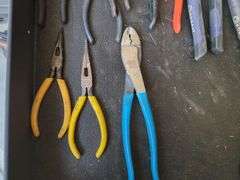 Hand Tools Including Pliers, Cutters, and More