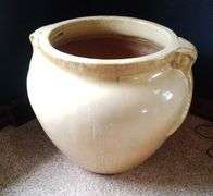 Glazed Ceramic Garden Pot