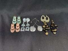 Ladies Dangle Earring Assortment, Qty 11 Pair