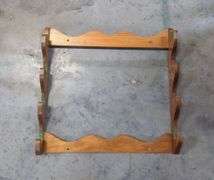 Wall Hanging Gun Racks, Some Hold 4 Long Arms And Some Hold 6 Long Arms, Total Qty 12, One Rack Has Broken Piece
