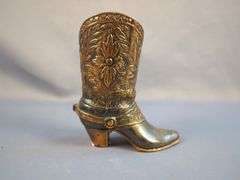 Collection Of Brass Cowboy Figurines