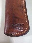 Bianchi S&W K #10 Basket Weave Leather Holster, And JC Higgins 770 Leather Holster