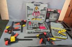 Solid Brand 130 Piece Ratchet Set with Tool Sets and Ratchet Bar Clamps