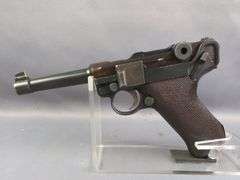 DWM Luger 9mm Para Pistol SN# 2813, 2 Total Mags, In Leather Holster
