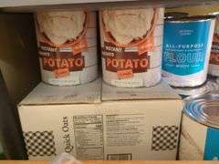 Shakeology, Flour, Supplements, and More, Contents Of Shelving