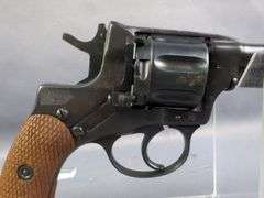 Russian/ CAI 1895 7.62x38R 7-Shot Revolver SN# 42986, Dated 1922, Screwdriver, Cleaning Rod, In Leather Holster
