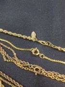 Ladies Gold Tone Necklaces, Various Styles And Lengths, Qty 11