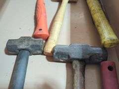 Assorted Hammers and Trim Puller Tool