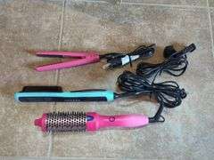 Calista Hair Styling Tools, Qty 2 And Mini Flat Iron