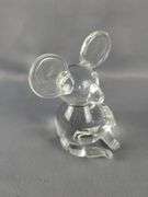 Collection of Clear Glass Animal Figurines