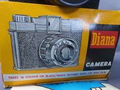 Diana and Banner Cameras with Boxes and Instructions
