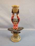 Decorative Monkey & Elephant Candle Holder Lot