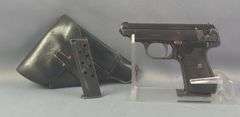 Shuer & Sohn 38H 7.65mm Pistol SN# 410831, Nazi Mark, 2 Total Mags, In Leather Holster