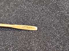 Sterling Silver Gold-Tone Rose Brooch Pin