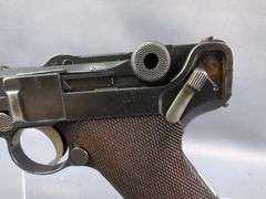 DWM 1916 Luger 9mm Pistol SN# 6833, 2 Total Mags, In Leather Holster On Belt With Imperial German Buckle