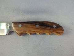 MX-1 Fixed Blade Hunting Knife, 5.5" Blade, In Leather Sheath