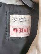 Michael Hoban Where MI Womens Leather Jacket USA Flag Theme, Size S