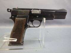 FNH 1935 9mm Pistol SN# 64441, Browning Patents, Nazi Mark, 2 Total Mags, In Leather Shoulder Holster