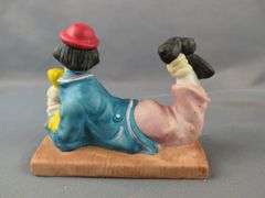 Porcelain Clown Figurines