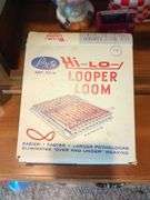 Lily Hi-Lo Looper Loom, Elvis Presley Souvenir Playing Cards, and Wee Walker Baby Shoes