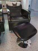 Minerva Salon Shampoo Station Chairs with Footrest