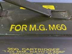 Metal Ammo Cans, Qty 3, 7" X 10" X 4"