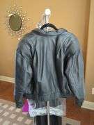 Raffaelo Leather Bomber Jacket, Size L