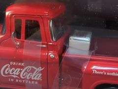 Coca-Cola 1955 Chevy 5100 & 1937 Ford Pickup Diecast Truck Set