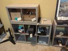 Wood Cube Storage Organizer Shelves, Contents Not Included