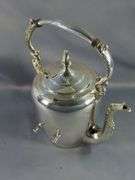 F.B. Rogers Silver Co. Coffee Urn Set with Webster-Wilcox Tray & Douchin Candlesticks