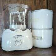 Cuisinart Frozen Yogurt, Ice Cream & Sorbet Maker with Extra Freezer Bowls