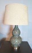 Floral Pattern Ceramic Table Lamp