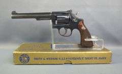 Smith & Wesson K-22 Masterpiece .22 LR 6-Shot Revolver SN# K91116, In Gold Box