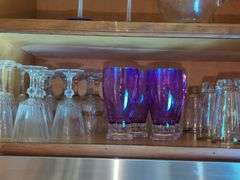 Glassware Including Martini Glasses, Pitcher, Wine Glasses And Acrylic Glasses