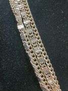 Ladies Rhinestone Choker and Sarah Coventry Layered Gold Tone Necklace and Bracelet Set