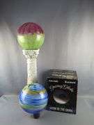 Handblown Gazing Globes With Stand