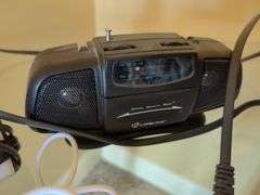 Sony CD Boombox, Clarity Phone, and Lifelong Radio