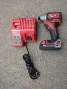 Milwaukee M18 Cordless Impact Driver with Charger