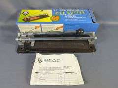 Tile Installation Tools: QEP 12" Tile Cutter, Trowels, and Scrapers