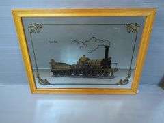 Framed Train Mirrors