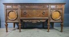 Johnson-Handley-Johnson Co Grand Rapids Sideboard Buffet, Matches Lot 13
