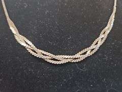 Sterling Silver Braided Necklace