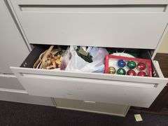 Hon 2 Drawer Lateral File Cabinets, No Keys, Qty 2
