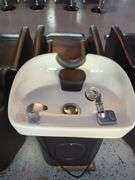 Minerva Salon Shampoo Bowl and Chair with Footrest