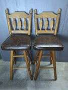 Bar Stools with Leatherette Seats