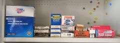 Auto Parts Assortment, Brands Including CarQuest, Parts Master, Fram, and More