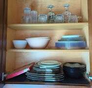 Kitchenware Including Plate And Bowl Set, Qty 4, Bowls, Glasses, and More