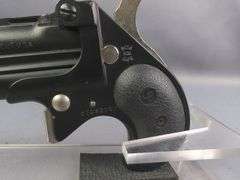 Cobra CB38 .38 Spl Over/Under Derringer Pistol SN# CT023767, In Bianchi Leather Holster