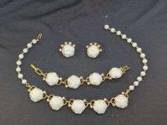 Womens Costume Jewelry Sets Including Clip On Earrings, Qty 3