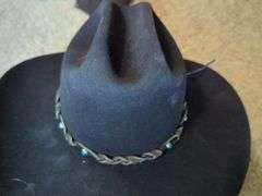 Stetson 4X Beaver Cowboy Hat, Charlie 1 Horse Storage Box And Cripple Creek Leather Vest